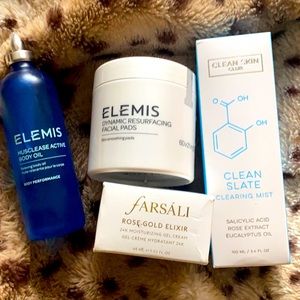 Elemis, Farsali, and Clean skin club bundle 😍😍